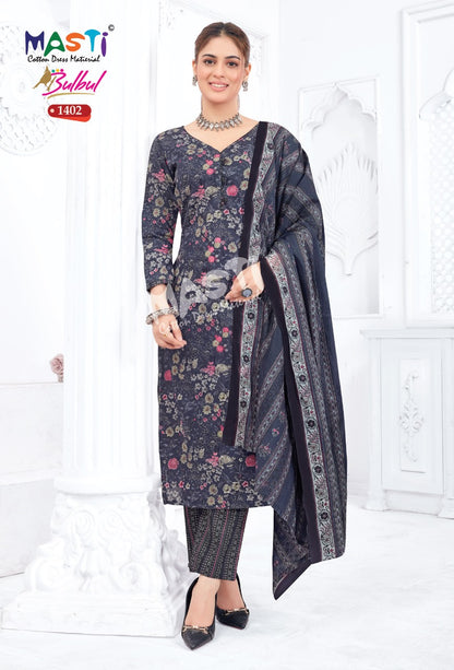 Bulbul Vol 14 Masti Cotton Dress Material Wholesaler Gujarat