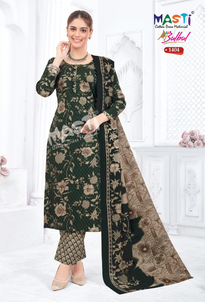 Bulbul Vol 14 Masti Cotton Dress Material Wholesaler Gujarat