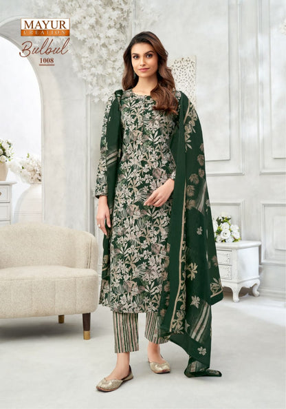 Bulbul Vol 1 Mayur Creation Readymade Cotton Pant Suits Exporter Ahmedabad
