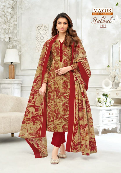 Bulbul Vol 1 Mayur Creation Readymade Cotton Pant Suits Exporter Ahmedabad