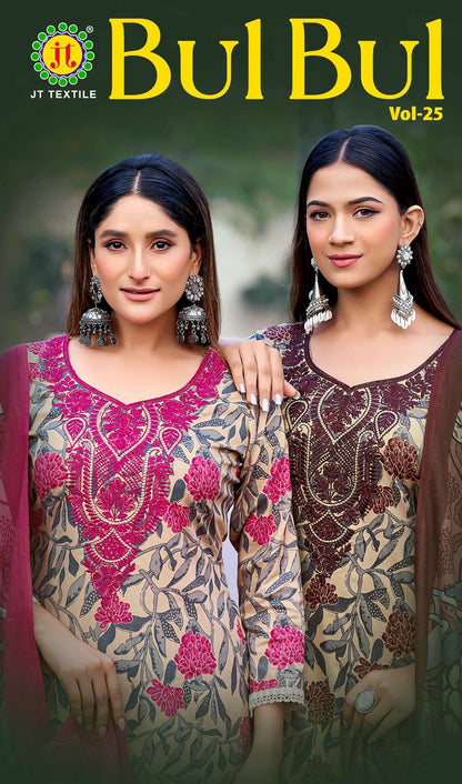 Bulbul Vol 25 Jt Rayon Pant Style Suits Exporter