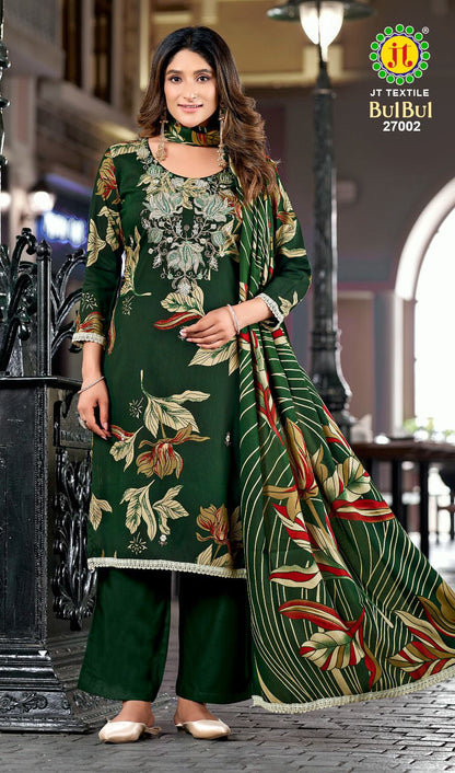 Bulbul Vol 27 Jt Rayon Pant Style Suits Wholesale Price