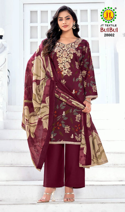 Bulbul Vol 28 Jt Rayon Pant Style Suits Exporter Ahmedabad
