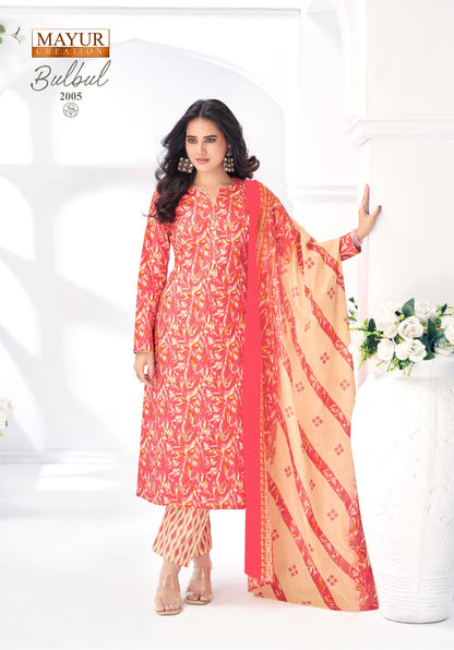 Bulbul Vol 2 Mayur Creation Cotton Dress Material Supplier Ahmedabad