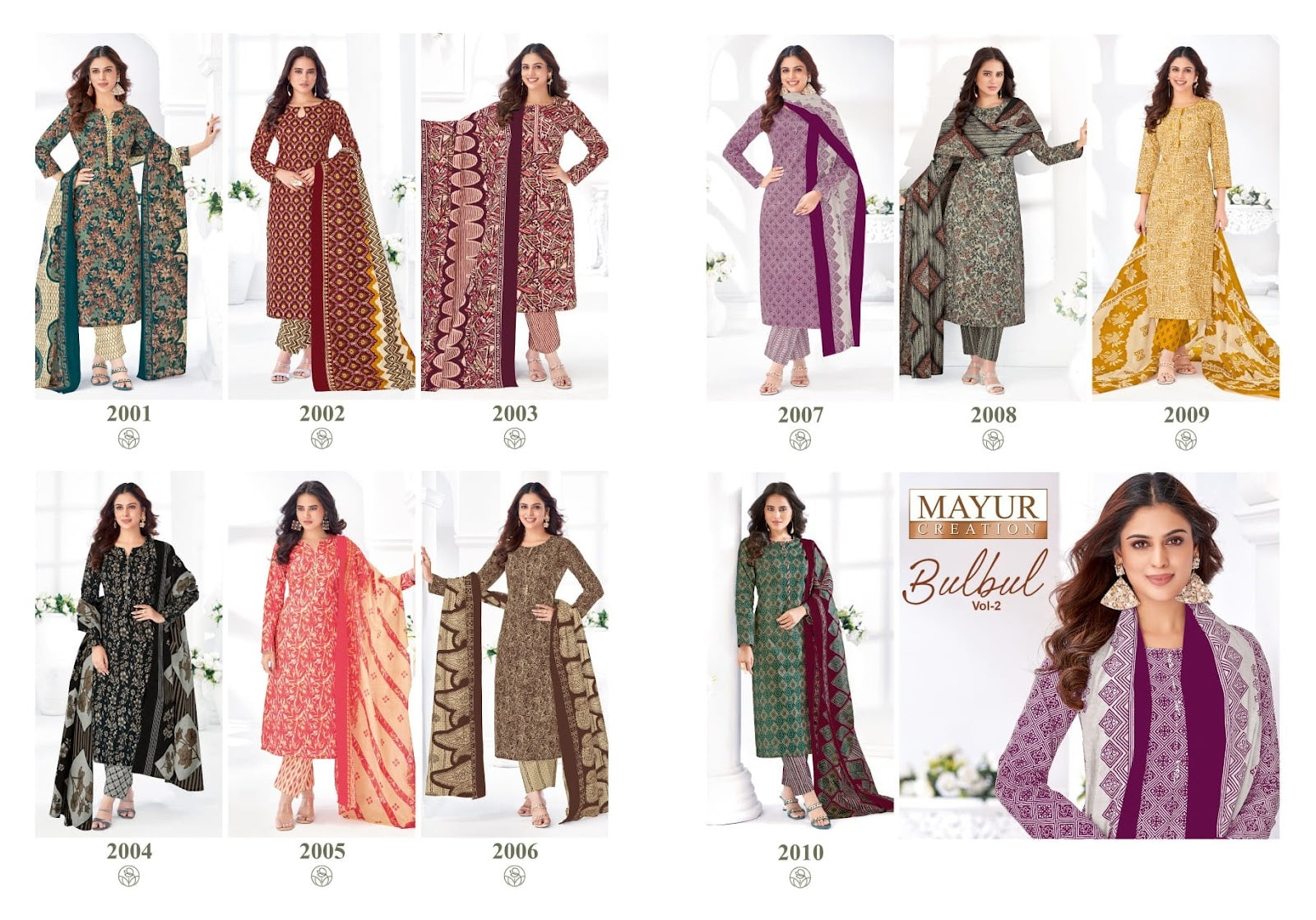 Bulbul Vol 2 Mayur Creation Readymade Cotton Pant Suits Wholesale Price
