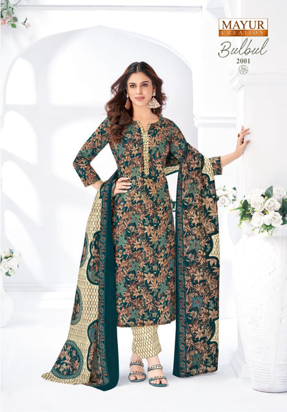 Bulbul Vol 2 Mayur Creation Readymade Cotton Pant Suits Wholesale Price