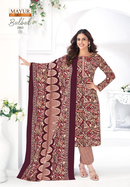 Bulbul Vol 2 Mayur Creation Readymade Cotton Pant Suits Wholesale Price