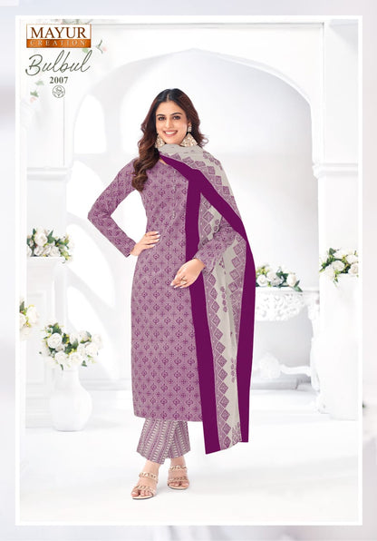 Bulbul Vol 2 Mayur Creation Readymade Cotton Pant Suits Wholesale Price
