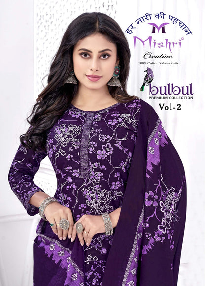 Bulbul Vol 2 Mishri Cotton Dress Material Supplier India