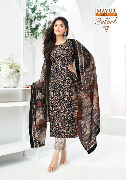 Bulbul Vol 3 Mayur Creation Cotton Dress Material Wholesale Price