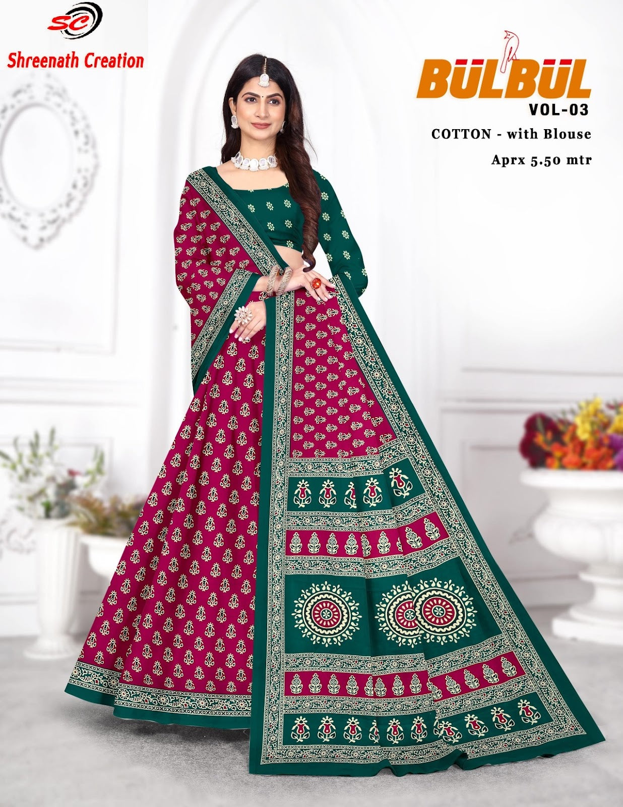Bulbul Vol 3 Sc Cotton Sarees Wholesaler India