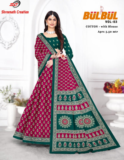 Bulbul Vol 3 Sc Cotton Sarees Wholesaler India