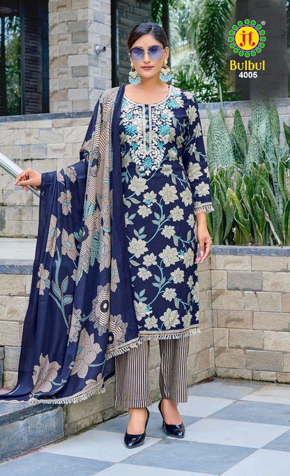 Bulbul Vol 4 Jt Rayon Pant Style Suits Exporter Ahmedabad