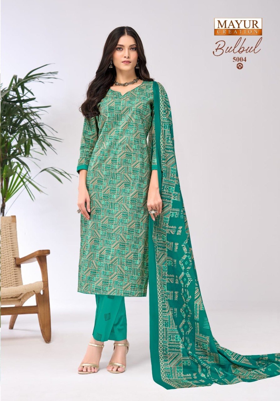 Bulbul Vol 5 Mayur Creation Readymade Cotton Pant Suits Supplier