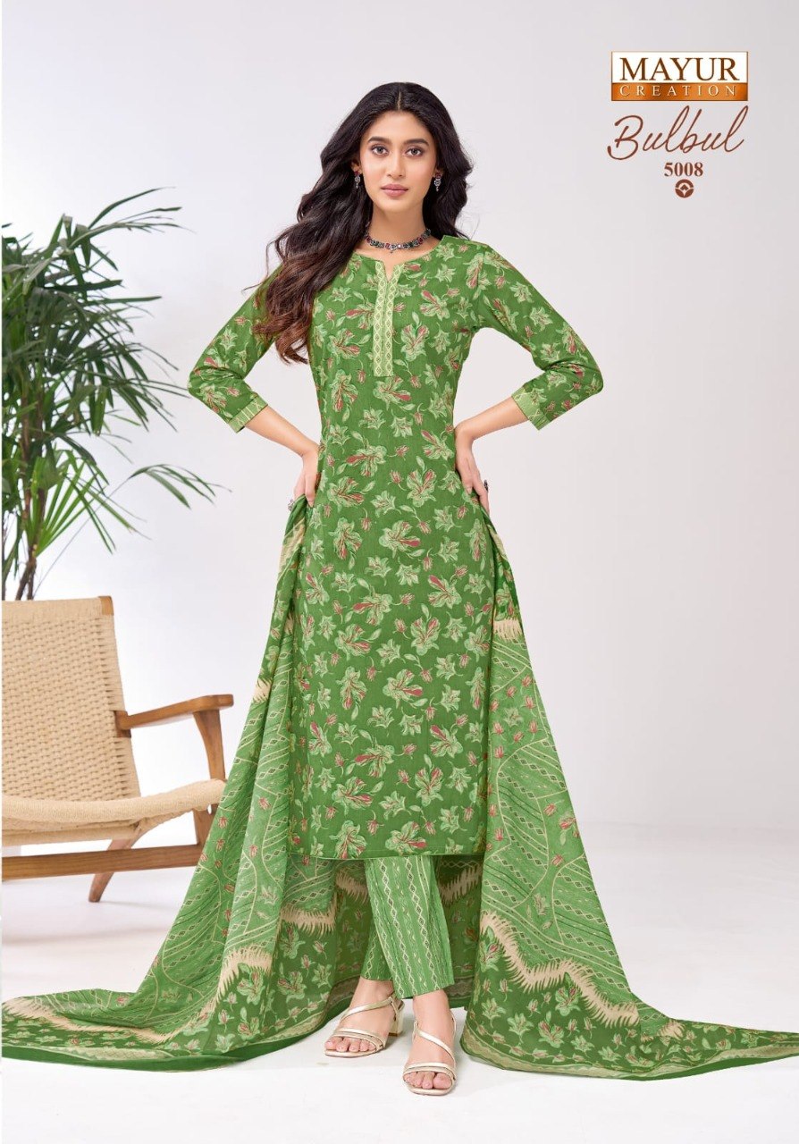 Bulbul Vol 5 Mayur Creation Readymade Cotton Pant Suits Supplier