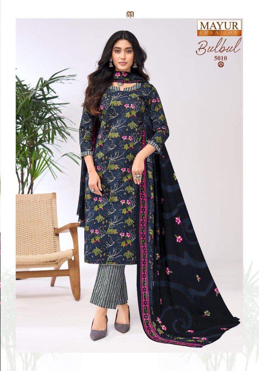 Bulbul Vol 5 Mayur Creation Readymade Cotton Pant Suits Supplier