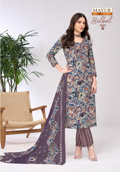 Bulbul Vol 5 Mayur Creation Readymade Cotton Pant Suits Supplier