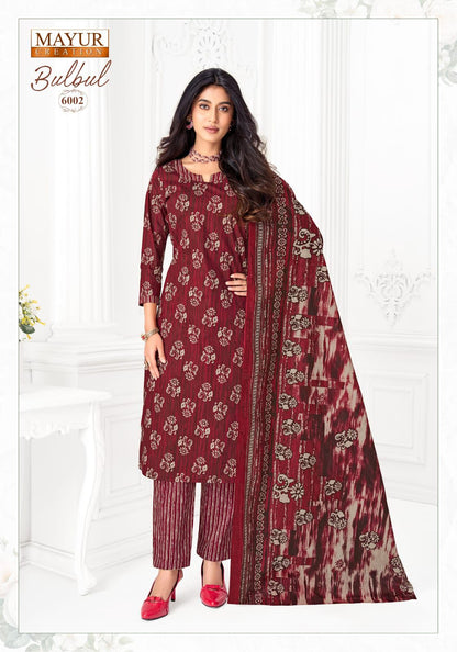 Bulbul Vol 6 Mayur Creation Cotton Dress Material Wholesale Price
