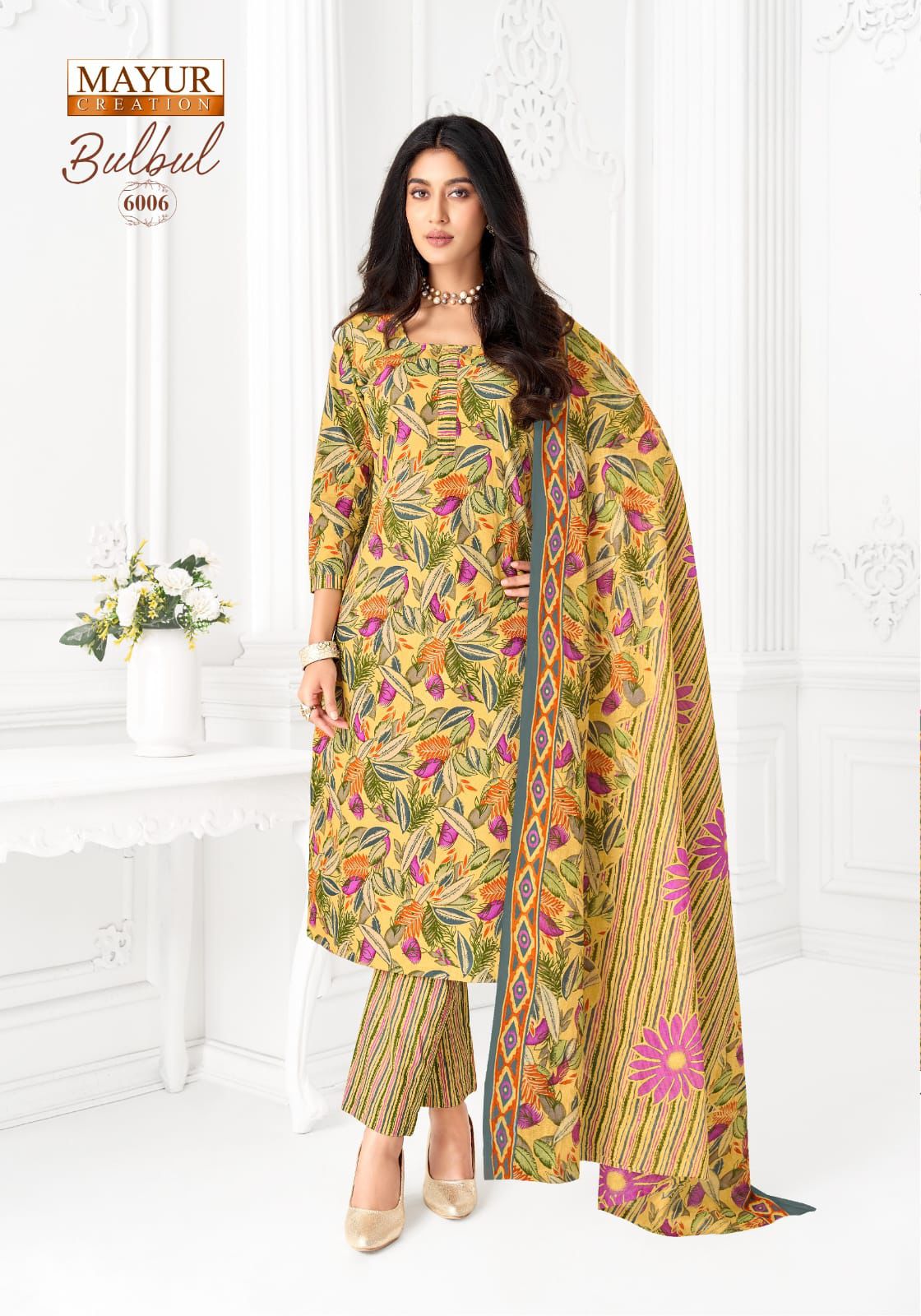 Bulbul Vol 6 Mayur Creation Cotton Dress Material Wholesale Price