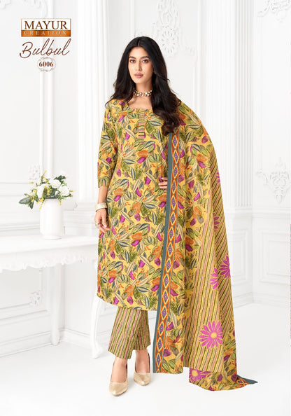 Bulbul Vol 6 Mayur Creation Cotton Dress Material Wholesale Price