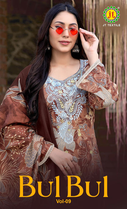 Bulbul Vol 9 Jt Rayon Salwar Suits Supplier Ahmedabad