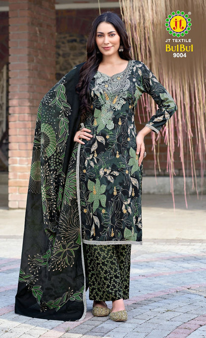 Bulbul Vol 9 Jt Rayon Salwar Suits Supplier Ahmedabad