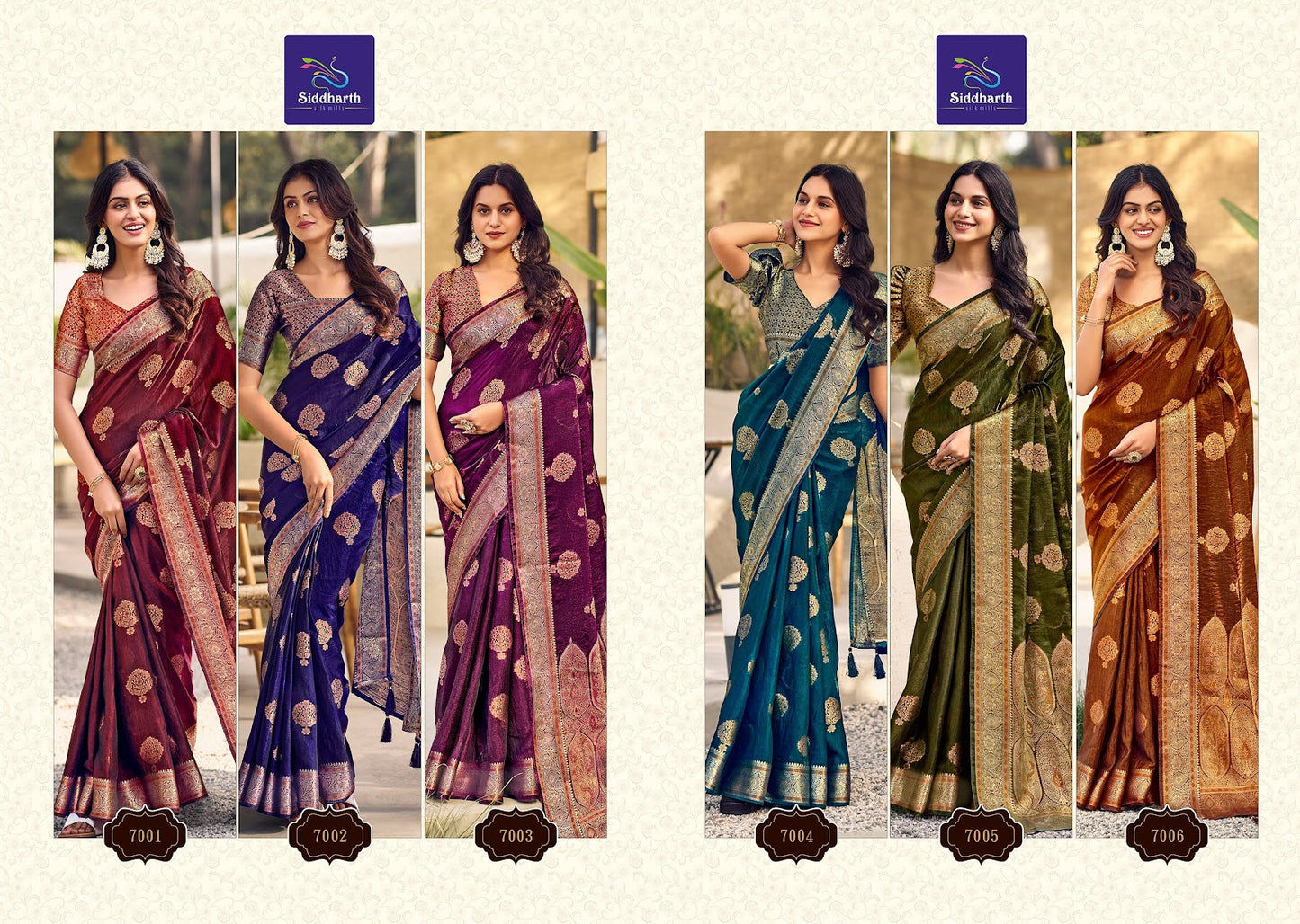 Bulish Siddharth Silk Sarees Manufacturer Ahmedabad