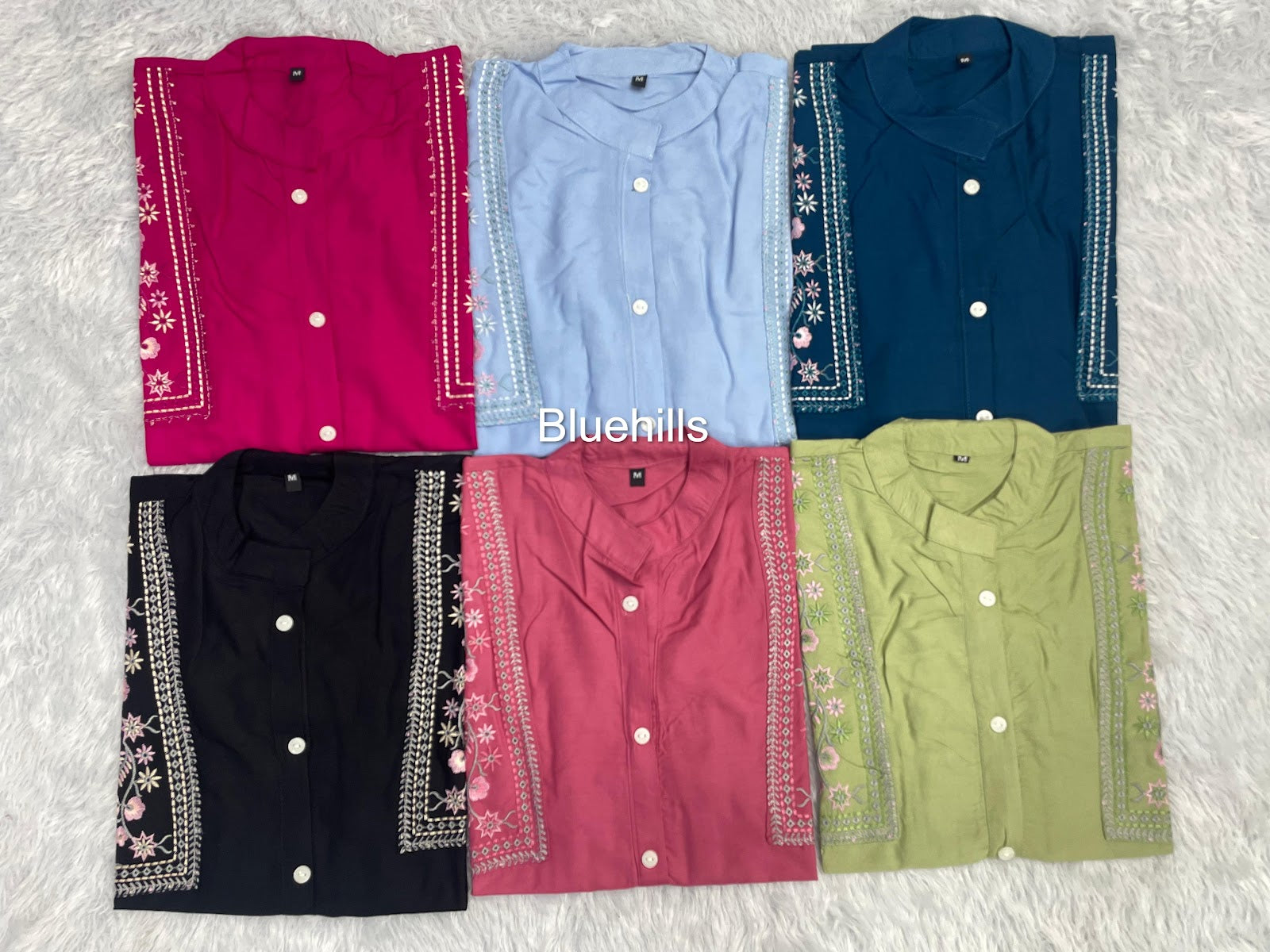 Bunaai 2.0 Bluehills Rayon Kurti Plazzo Set Wholesale Rate
