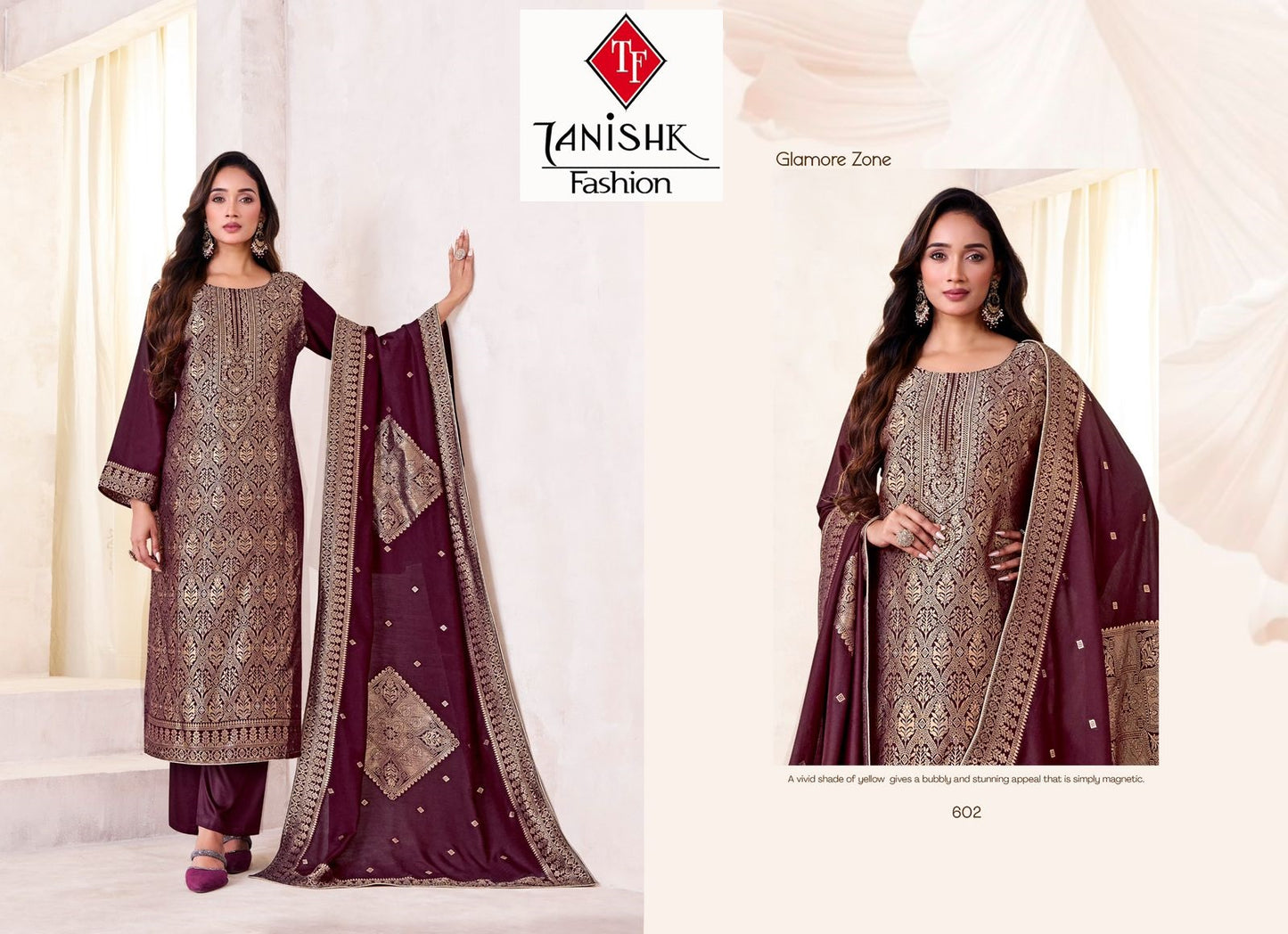 Bunai Tanishk Fashion Pure Viscose Muslin Pant Style Suits Supplier India