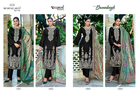 Bunaibagh Mumtaz Arts Pure Viscose Pashmina Suits Wholesale Rate