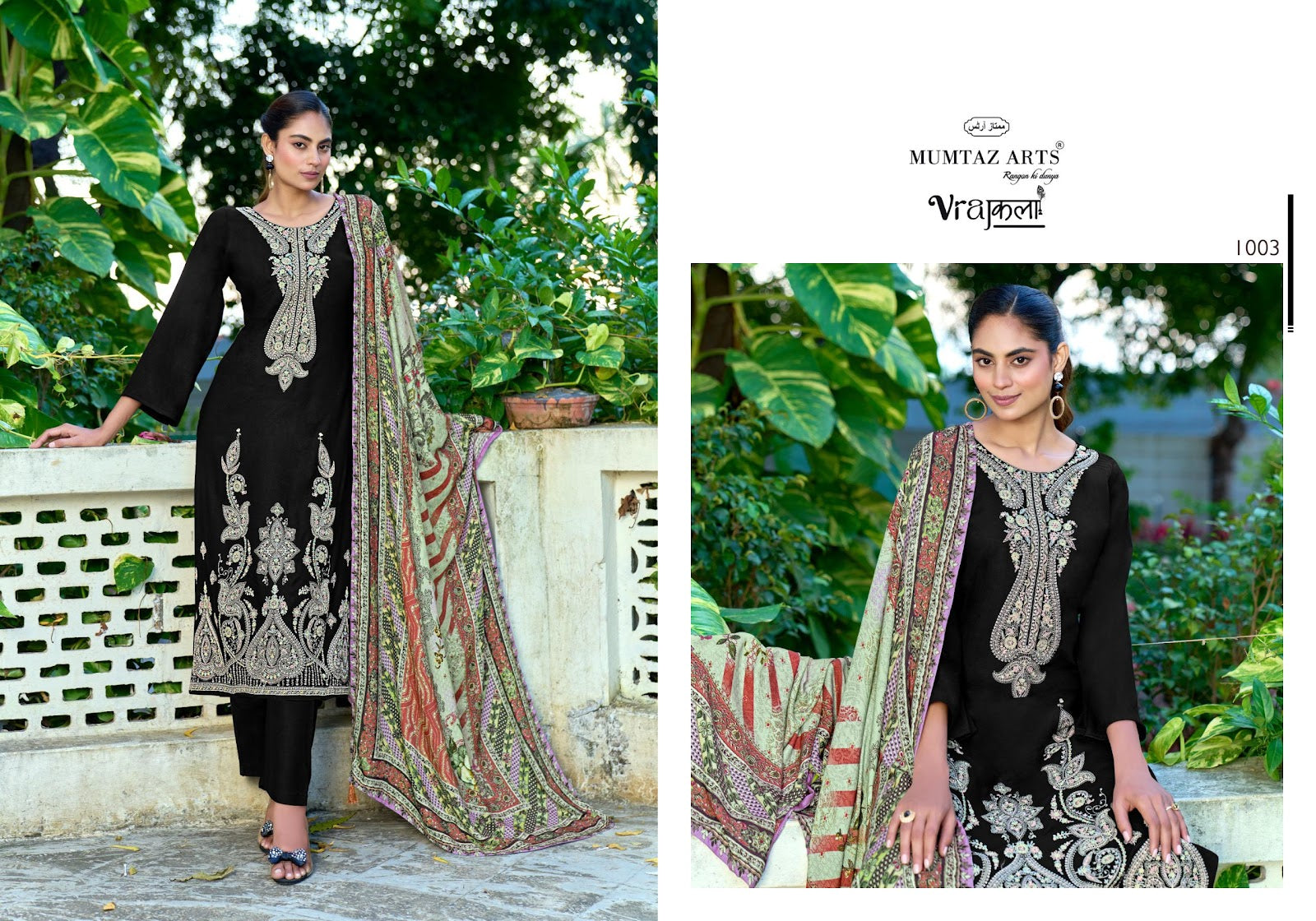 Bunaibagh Mumtaz Arts Pure Viscose Pashmina Suits Wholesale Rate