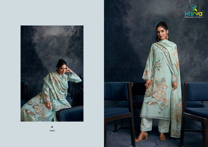 Burberry Karva Designer Studio Viscose Muslin Pant Style Suits Supplier India