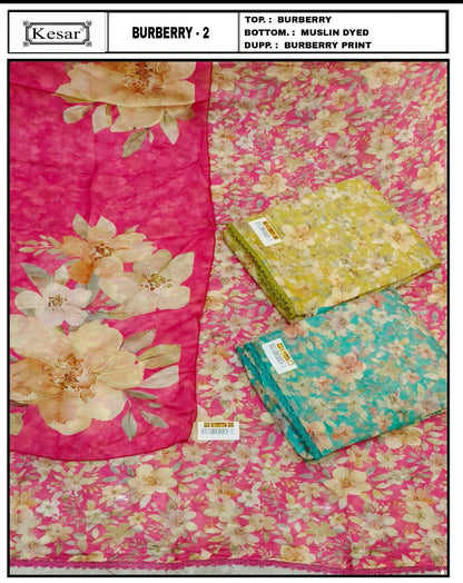 Burberry Kesar Salwar Suits Exporter India