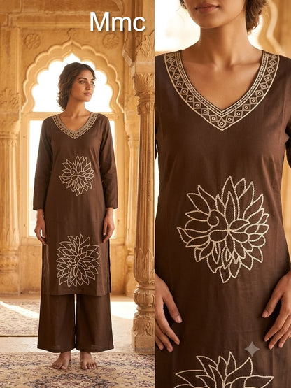 Buttercup Flower 3108 Mmc Dhabu Cotton Co Ord Set Wholesale Price
