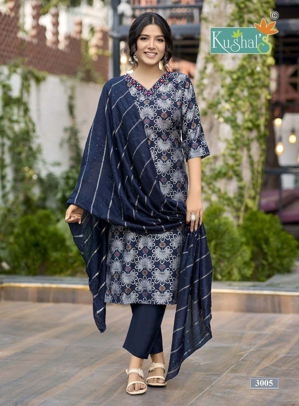 Butterfly Vol 3 Kushal Vetican Readymade Pant Style Suits Manufacturer India