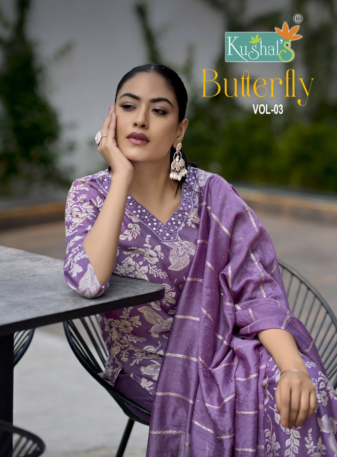 Butterfly Vol 3 Kushal Vetican Readymade Pant Style Suits Manufacturer India