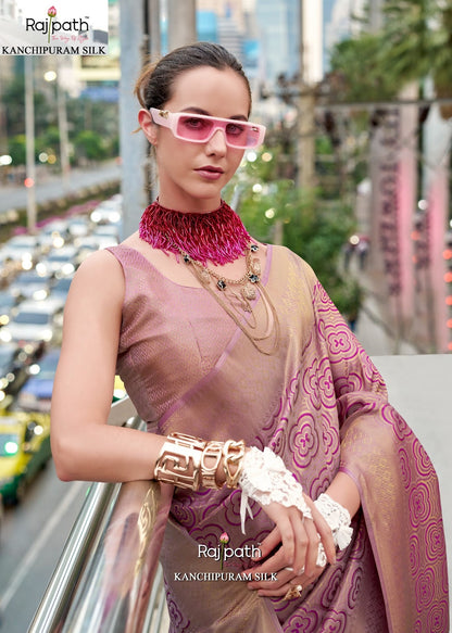 Butterscotch 131 To 136 Rajpath Silk Sarees Exporter India