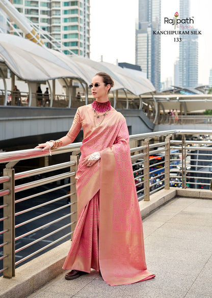 Butterscotch 131 To 136 Rajpath Silk Sarees Exporter India