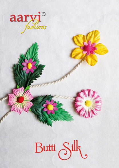 Butti Silk Aarvi Fashions Cambric Pant Style Suits Wholesaler Gujarat