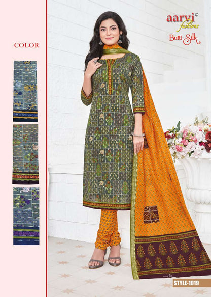 Butti Silk Aarvi Fashions Cambric Pant Style Suits Wholesaler Gujarat