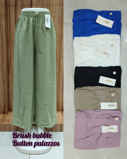 Button 3108 Hanso Cotton Branded Palazzo Supplier India