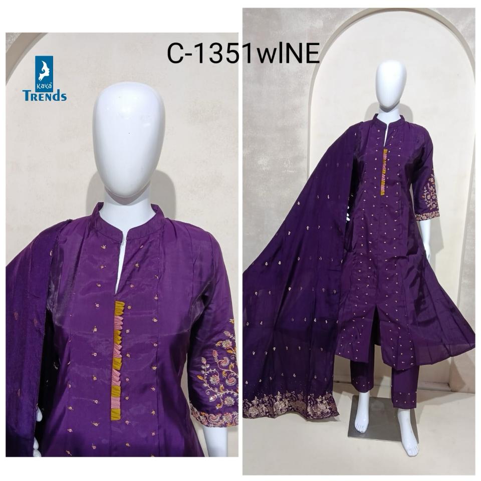 C 1351 Kaya Roman Readymade Suits Wholesale