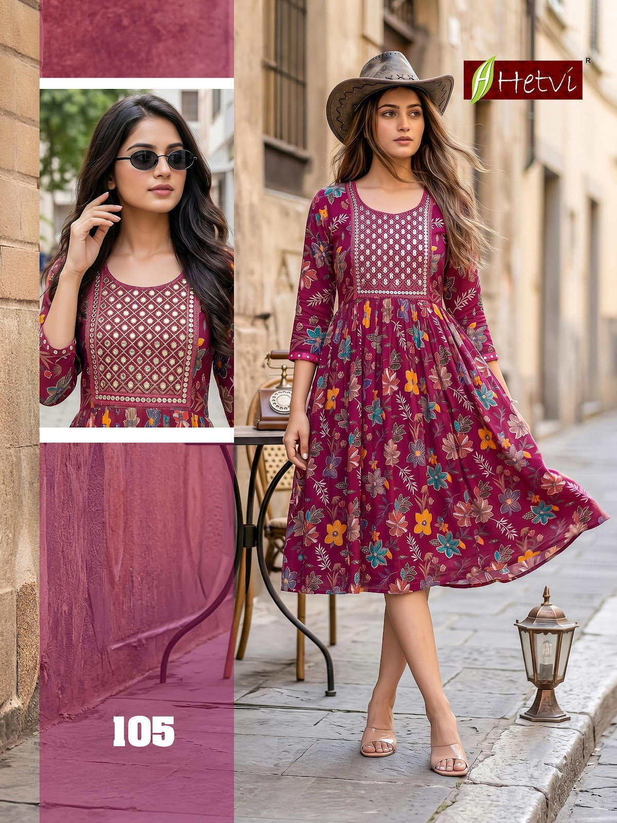 Cactus Hetvi Anarkali Kurtis Manufacturer Gujarat