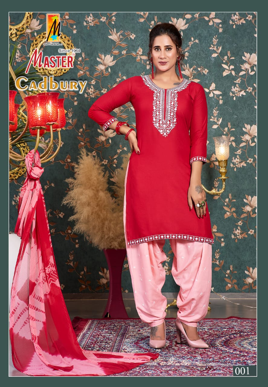Cadbury Master Rayon Readymade Salwar Suits Exporter Gujarat