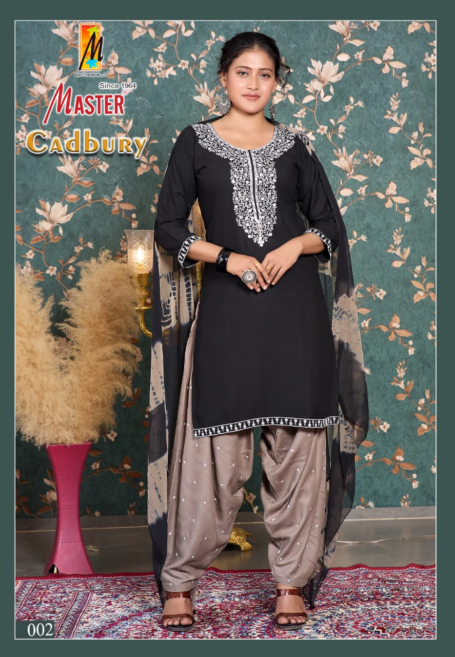 Cadbury Master Rayon Readymade Salwar Suits Exporter Gujarat