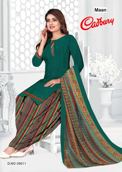 Cadbury Vol 39 Maan Synthetic Patiyala Style Suits Wholesale Rate