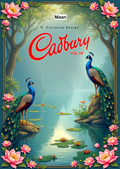 Cadbury Vol 39 Maan Synthetic Patiyala Style Suits Wholesale Rate