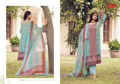 Cafe Latte Vol 21 Vishwam Fabrics Crape Pant Style Suits Supplier Gujarat
