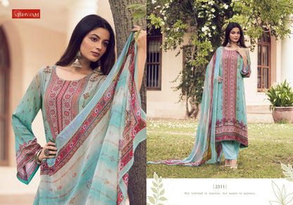 Cafe Latte Vol 21 Vishwam Fabrics Crape Pant Style Suits Supplier Gujarat