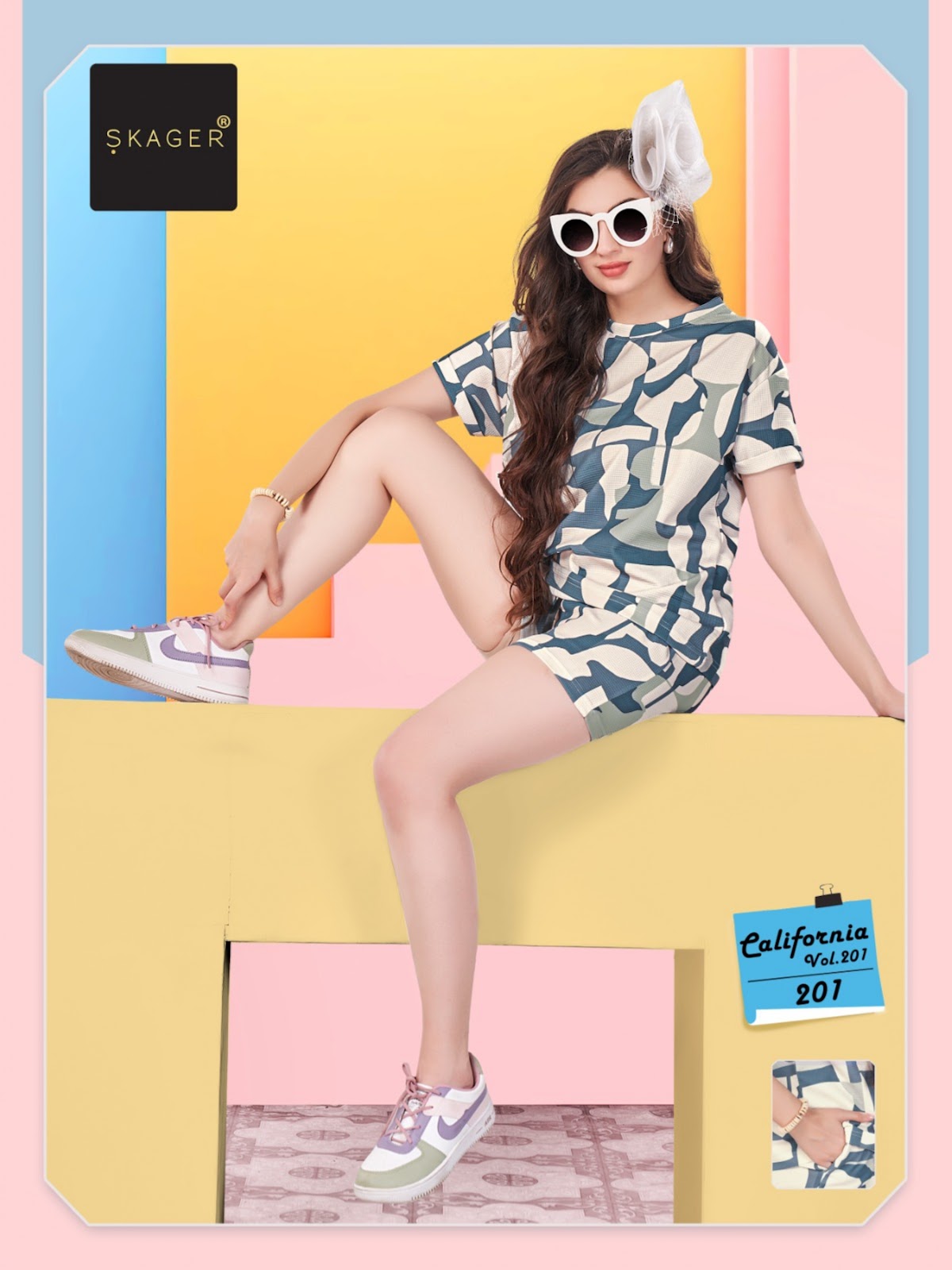 California Vol 2 Skager Imported Shorts Night Suits Wholesale Price